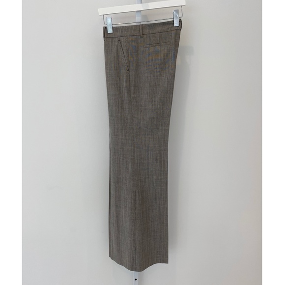 ELIE TAHARI GRAY PLAID TROUSERS SIZE US 4